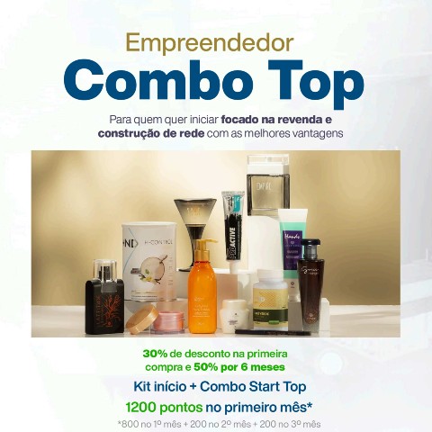 Kit Combo Empreendedor TOP Hinode R$ 2.199,00